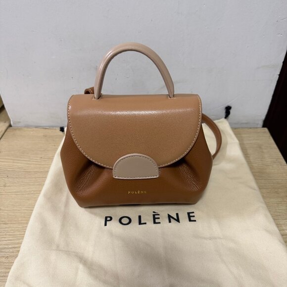 Polene Handbags - polene Numéro Un Nano Edition Trio Camel
